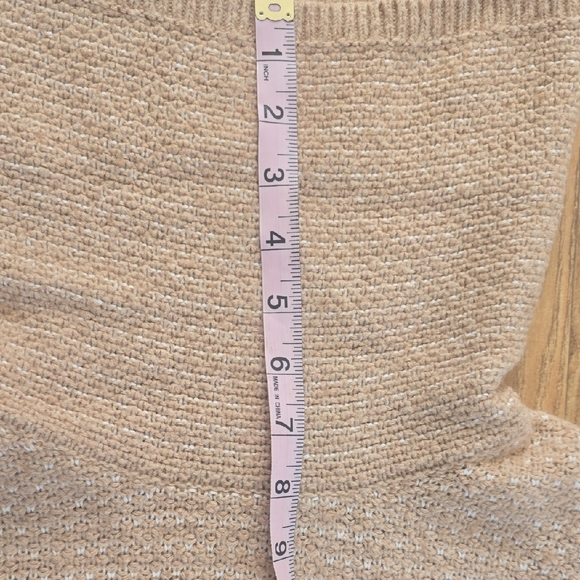 Lands' End‎ Classic Tan Cowl Neck Sweater - Picture 4 of 9